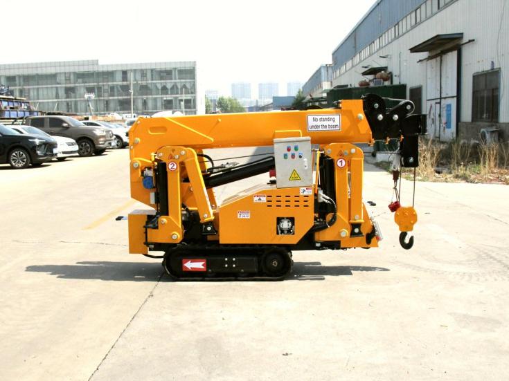 Spider Crane: Fuel-Electric Switching Process