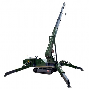 Hydraulic Boom Lift Fly Jib 8 Ton Lifting Spider Cranes