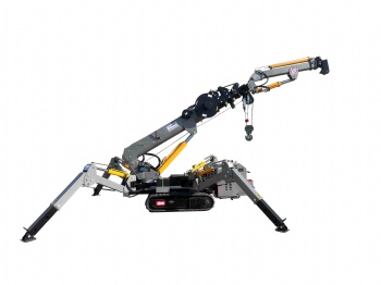 12m 17m 20m Height Portable Electric 4t Spider Crane with Fly Jib