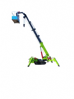 Wireless Remote Control Hydraulic Basket Spider Crane With CE