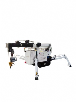 Factory Supply Cheap Spider Crane 3 Ton Folding Design with Crawler Legs
