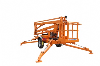 14m diesel Towable Boom Lift All-Terrain for Facility Maintenance epa