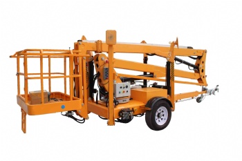 14m diesel Towable Boom Lift All-Terrain for Facility Maintenance epa