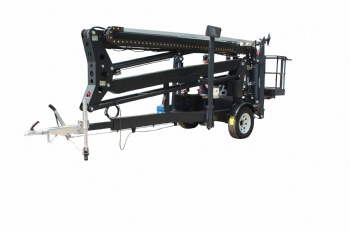 New Innovation 16-18m towable boom lift 50 ft for High-rise Construction