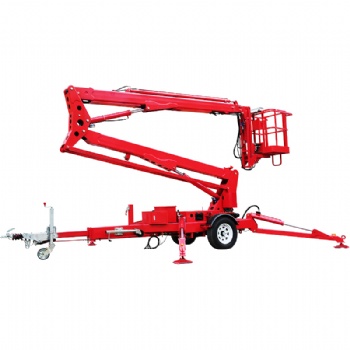 Narrow Body 18m Electric-Hydraulic Towable Boom Lift for Mall Installation 