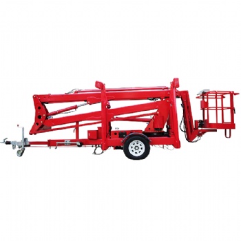 Narrow Body 18m Electric-Hydraulic Towable Boom Lift for Mall Installation 