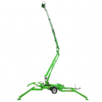 50ft-72ft Towable Boom Lift Specs Articulated Arm for Glass Lifting