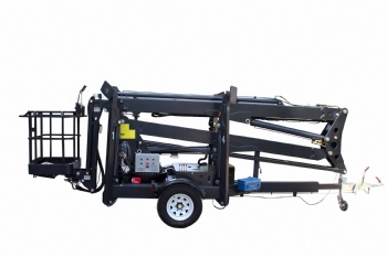200kg 16m 18mTowable Boom Lift Weight 360 Spin for Sale